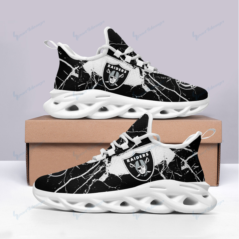 Ideafootwear Las Vegas Raiders Max Soul Shoes Sneakers For Men And Women 41