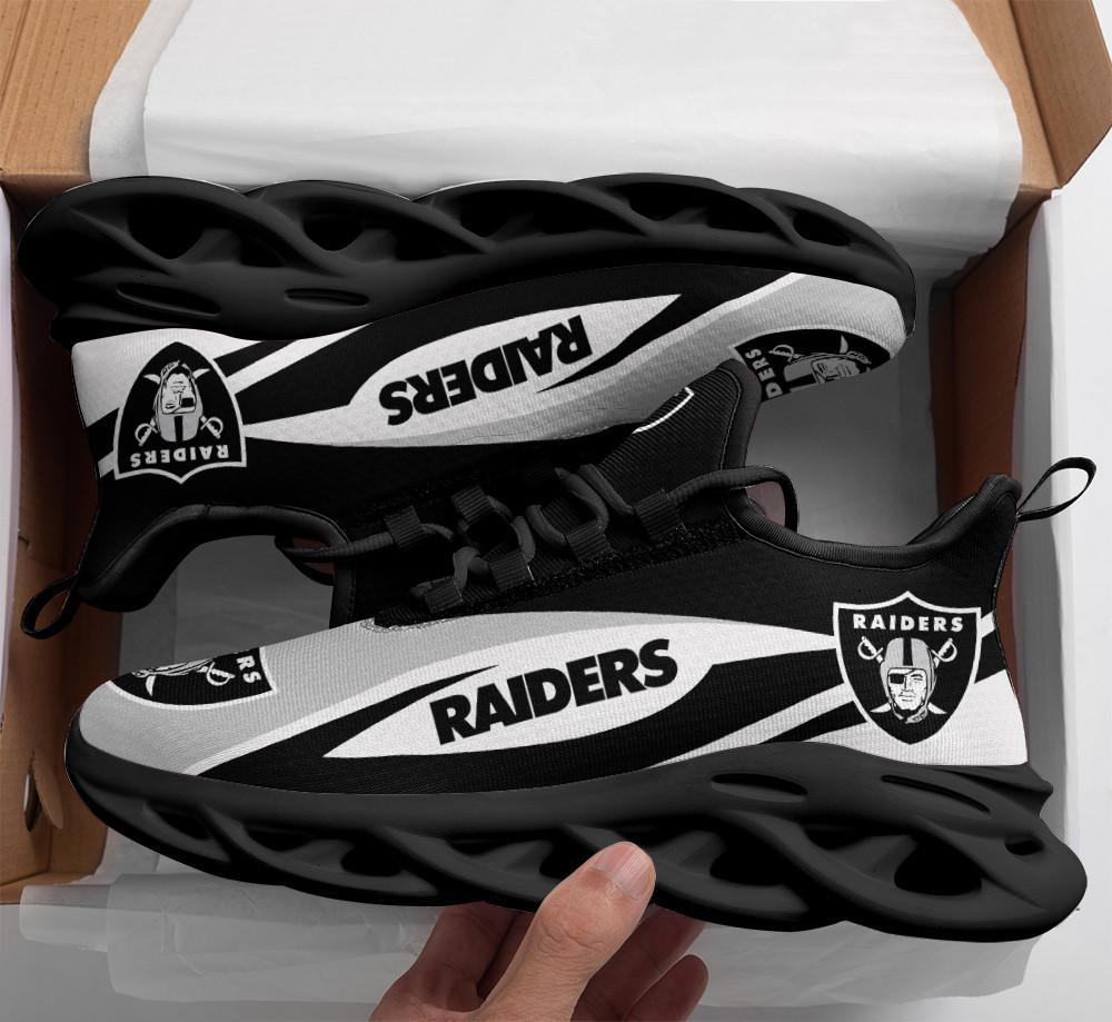 Ideafootwear Las Vegas Raiders Max Soul Shoes Sneakers For Men And Women 15