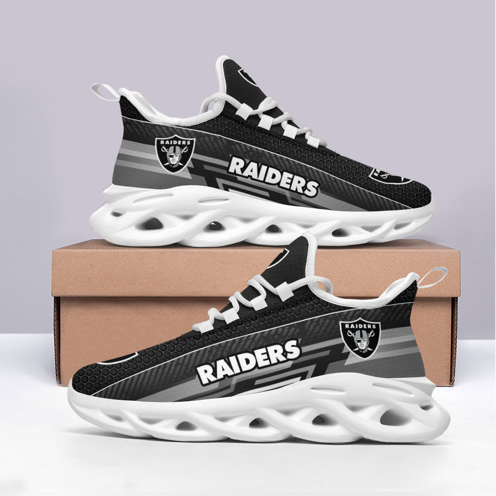 Ideafootwear Las Vegas Raiders Max Soul Shoes Sneakers For Men And Women 126