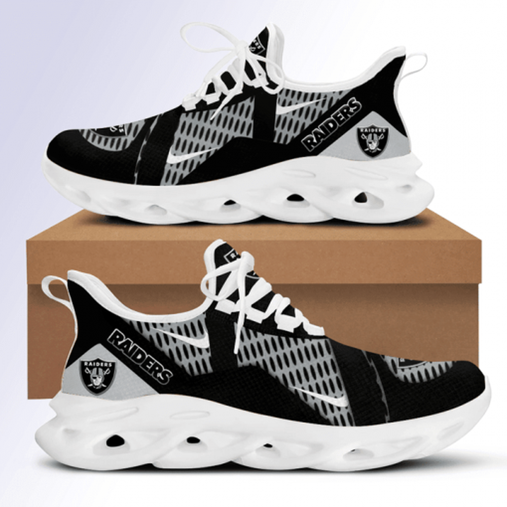 Ideafootwear Las Vegas Raiders Max Soul Shoes Sneakers For Men And Women 87
