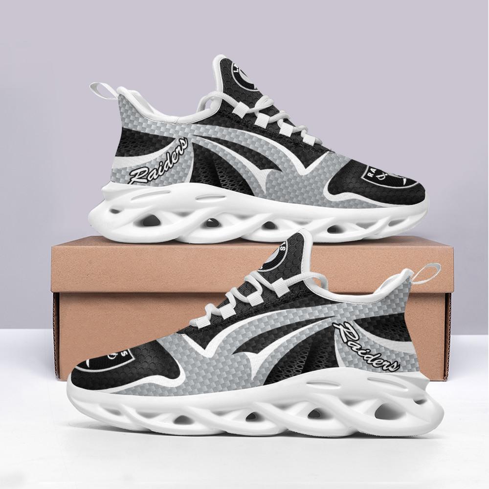 Ideafootwear Las Vegas Raiders Max Soul Shoes Sneakers For Men And Women 31