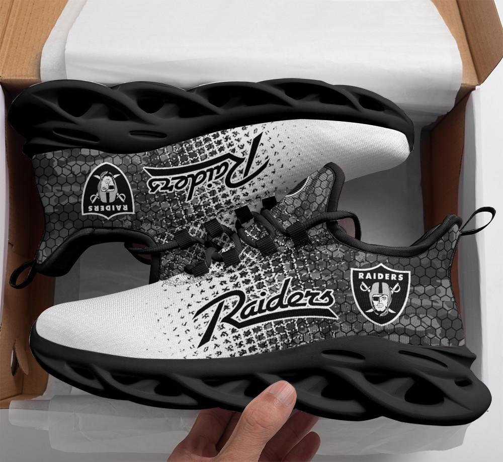 Ideafootwear Las Vegas Raiders Max Soul Shoes Sneakers For Men And Women 48