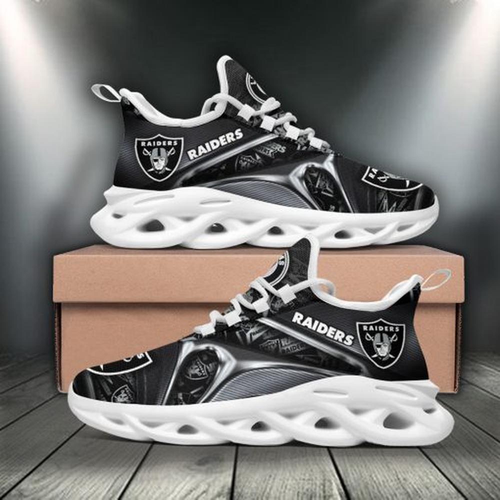 Ideafootwear Las Vegas Raiders Max Soul Shoes Sneakers For Men And Women 23