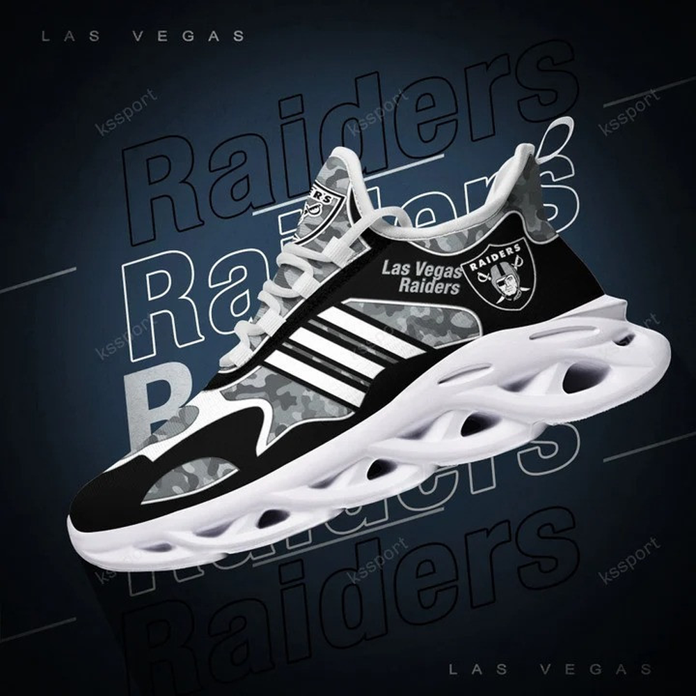 Ideafootwear Las Vegas Raiders Max Soul Shoes Sneakers For Men And Women 116