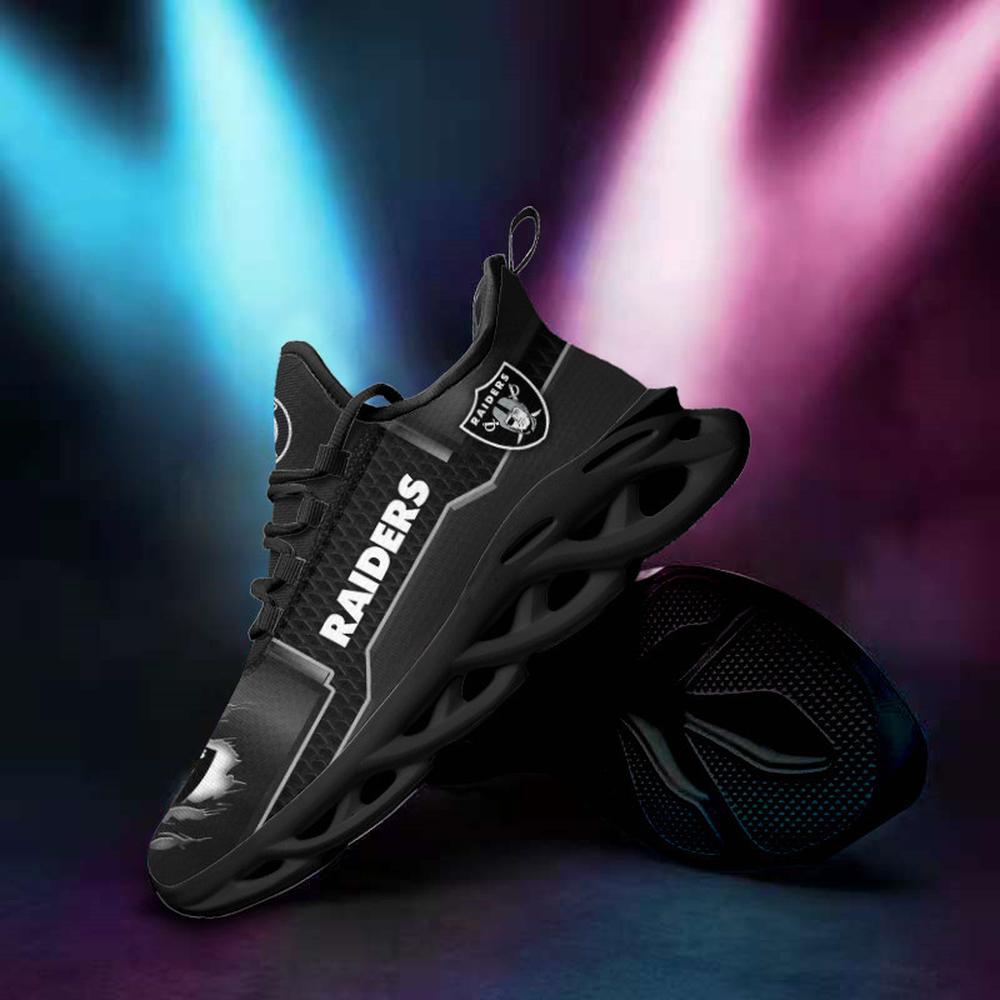 Ideafootwear Las Vegas Raiders Max Soul Shoes Sneakers For Men And Women 43