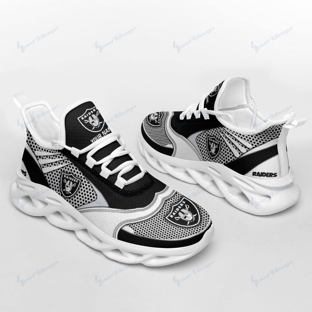 Ideafootwear Las Vegas Raiders Max Soul Shoes Sneakers For Men And Women 74