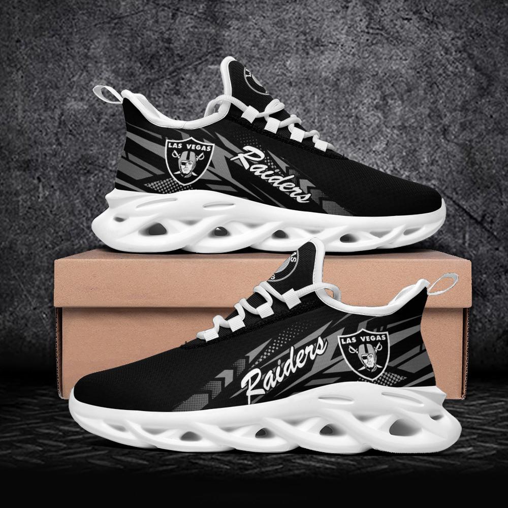 Ideafootwear Las Vegas Raiders Max Soul Shoes Sneakers For Men And Women 47
