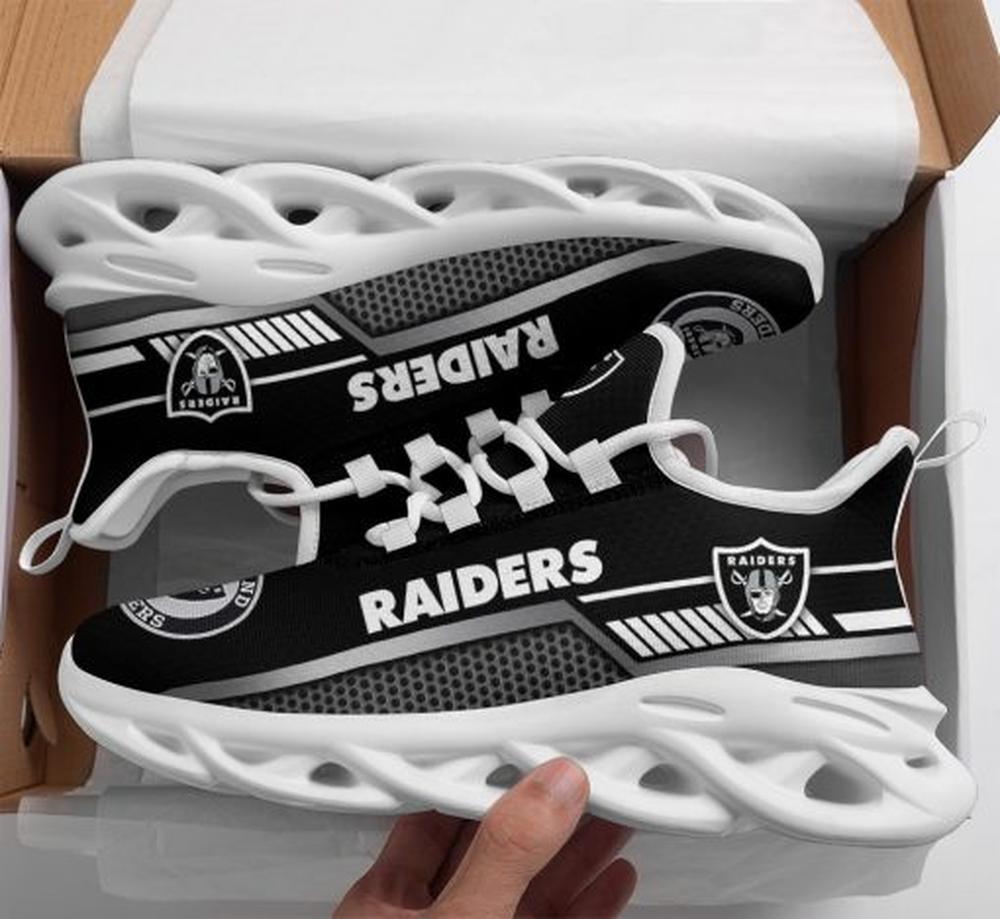 Ideafootwear Las Vegas Raiders Max Soul Shoes Sneakers For Men And Women 51
