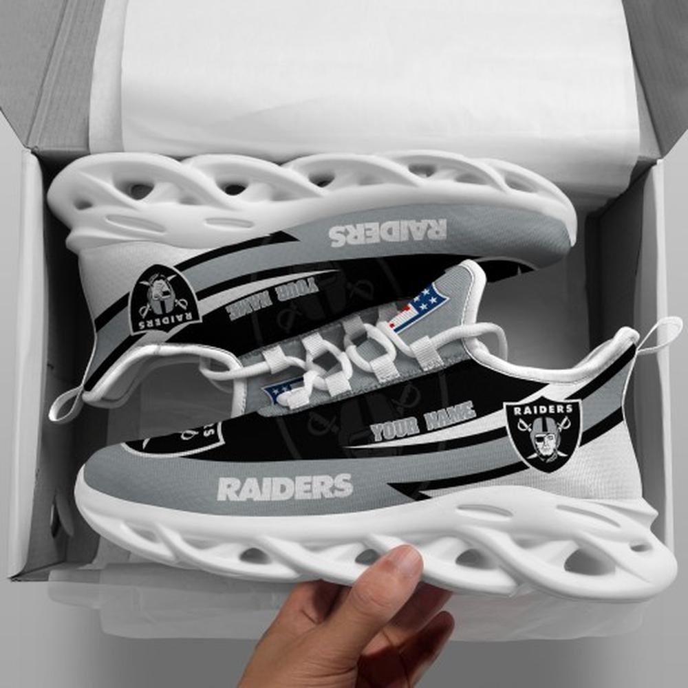 Ideafootwear Las Vegas Raiders Max Soul Shoes Sneakers For Men And Women 80
