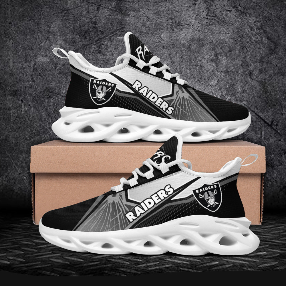 Ideafootwear Las Vegas Raiders Max Soul Shoes Sneakers For Men And Women 34