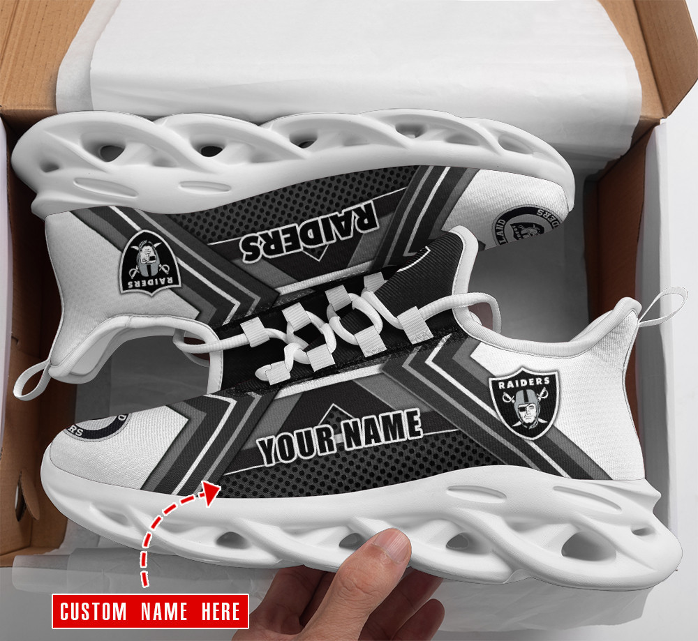 Ideafootwear Las Vegas Raiders Max Soul Shoes Sneakers For Men And Women 70