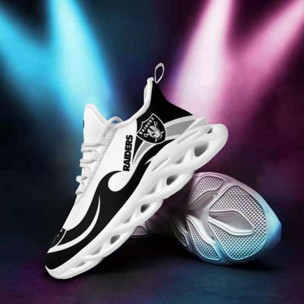 Ideafootwear Las Vegas Raiders Max Soul Shoes Sneakers For Men And Women 123