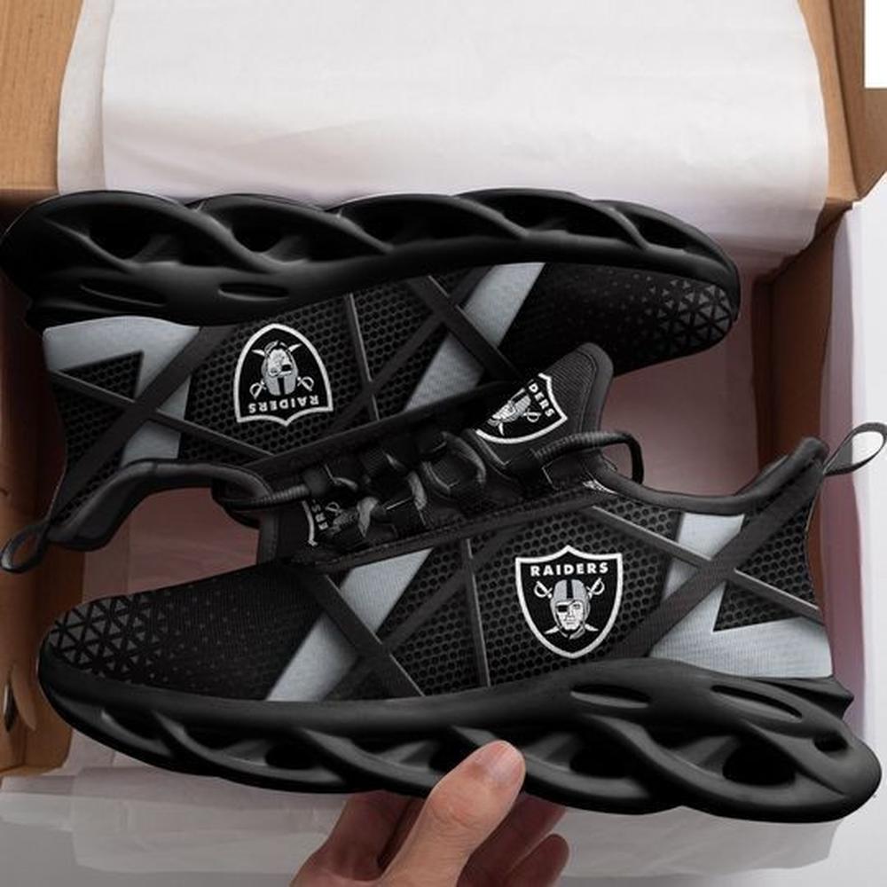 Ideafootwear Las Vegas Raiders Max Soul Shoes Sneakers For Men And Women 7