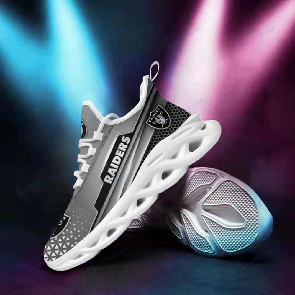 Ideafootwear Las Vegas Raiders Max Soul Shoes Sneakers For Men And Women 35