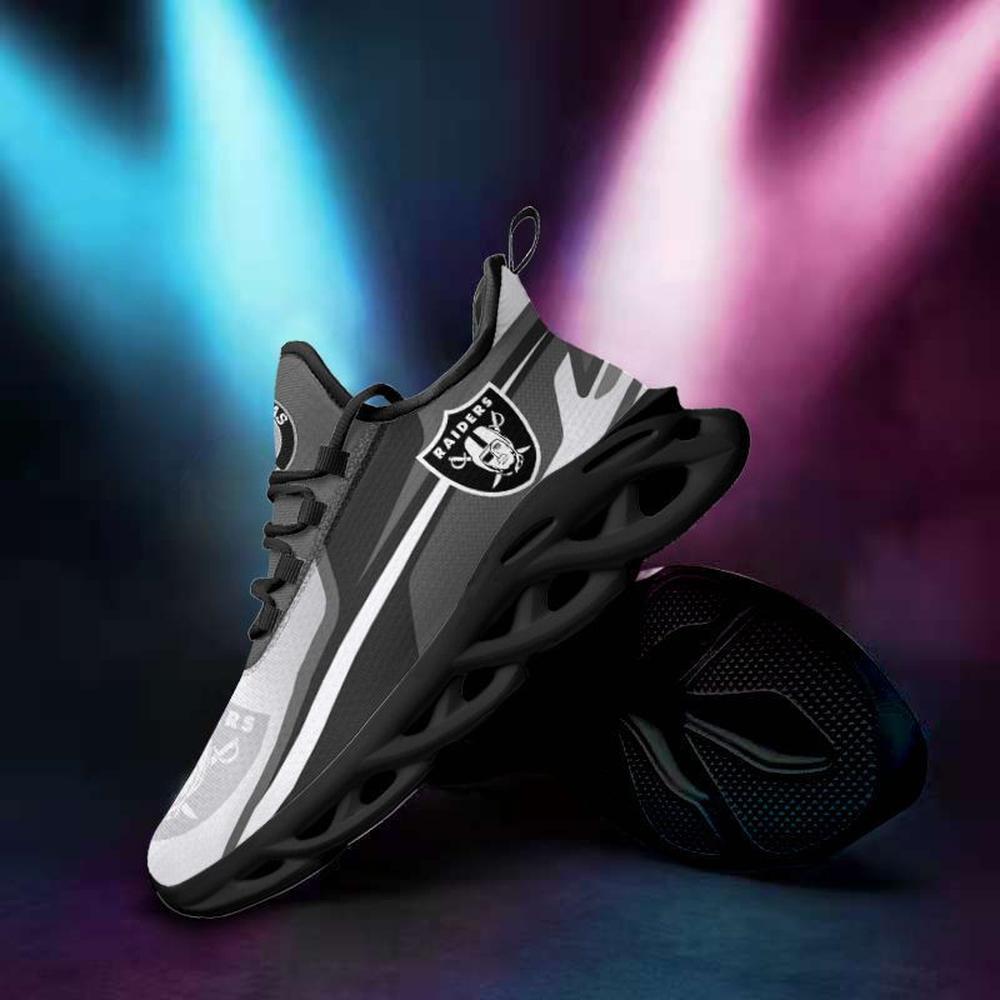 Ideafootwear Las Vegas Raiders Max Soul Shoes Sneakers For Men And Women 5