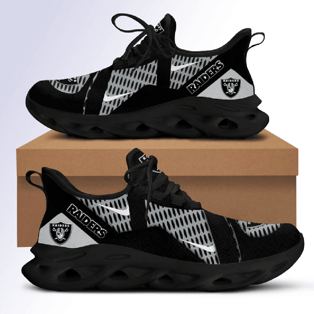 Ideafootwear Las Vegas Raiders Max Soul Shoes Sneakers For Men And Women 87