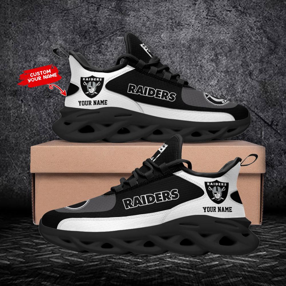 Ideafootwear Las Vegas Raiders Max Soul Shoes Sneakers For Men And Women 85