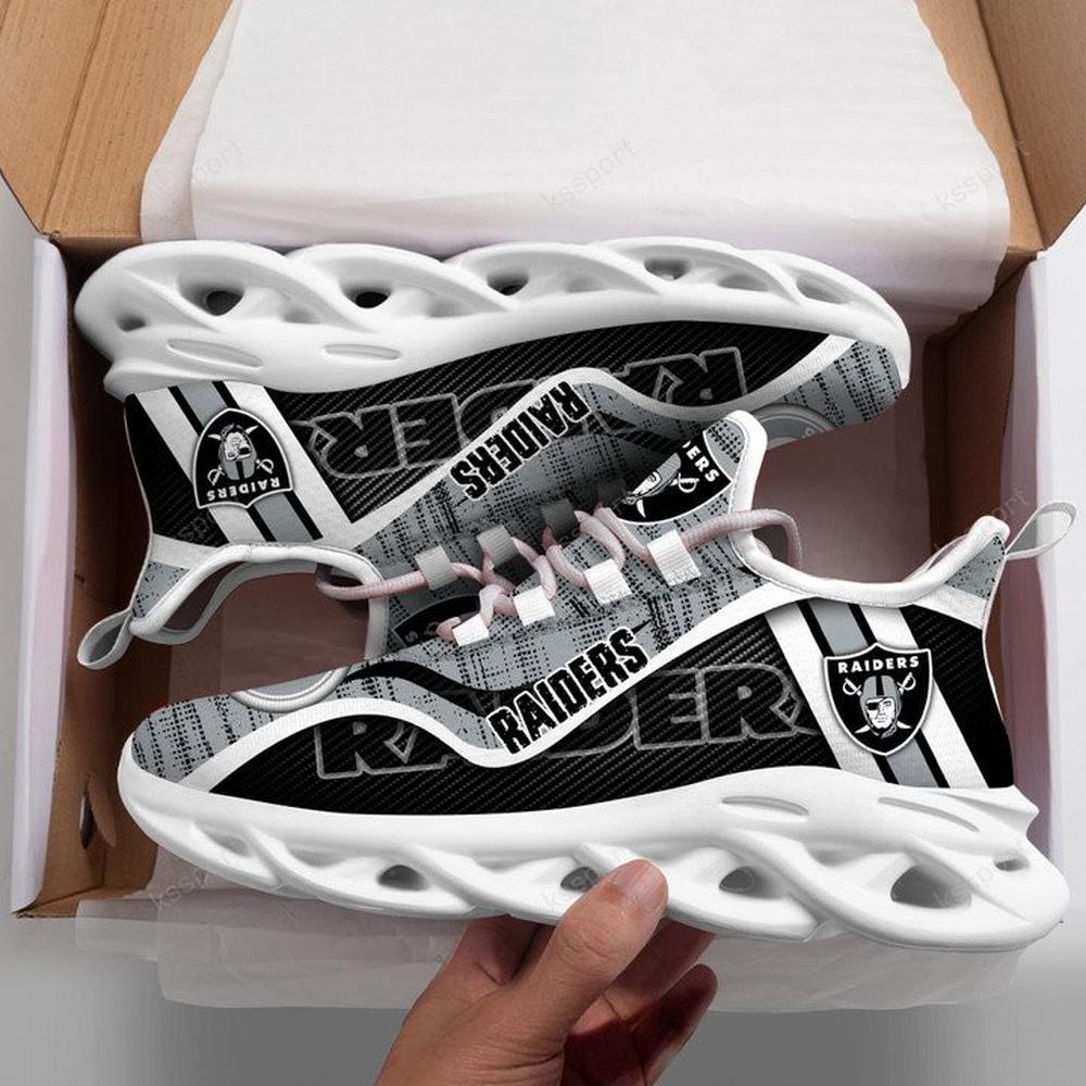 Ideafootwear Las Vegas Raiders Max Soul Shoes Sneakers For Men And Women 44