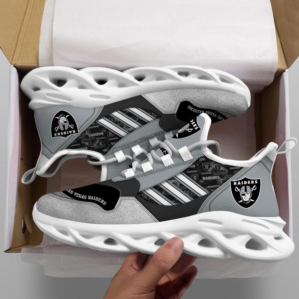 Ideafootwear Las Vegas Raiders Max Soul Shoes Sneakers For Men And Women 50