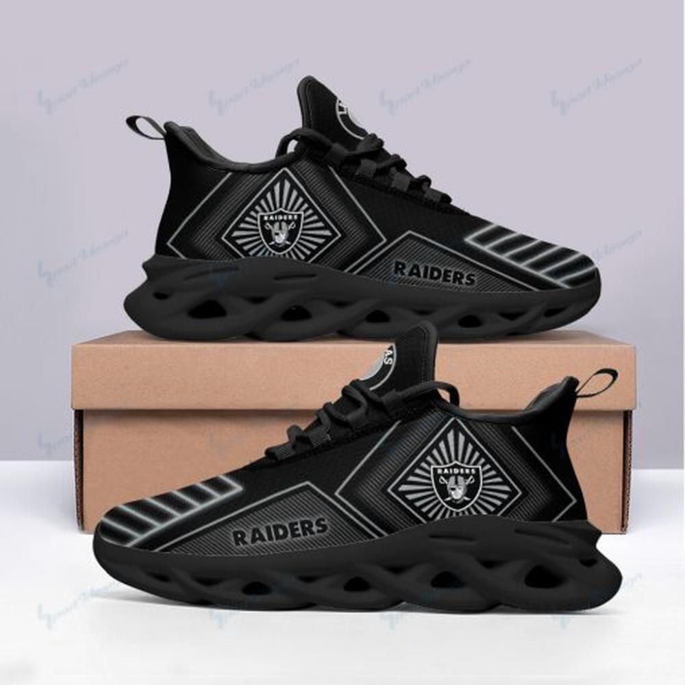 Ideafootwear Las Vegas Raiders Max Soul Shoes Sneakers For Men And Women 20