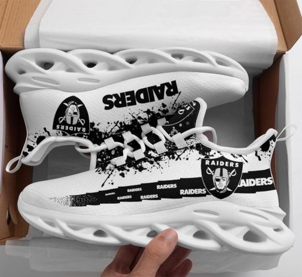 Ideafootwear Las Vegas Raiders Max Soul Shoes Sneakers For Men And Women 122