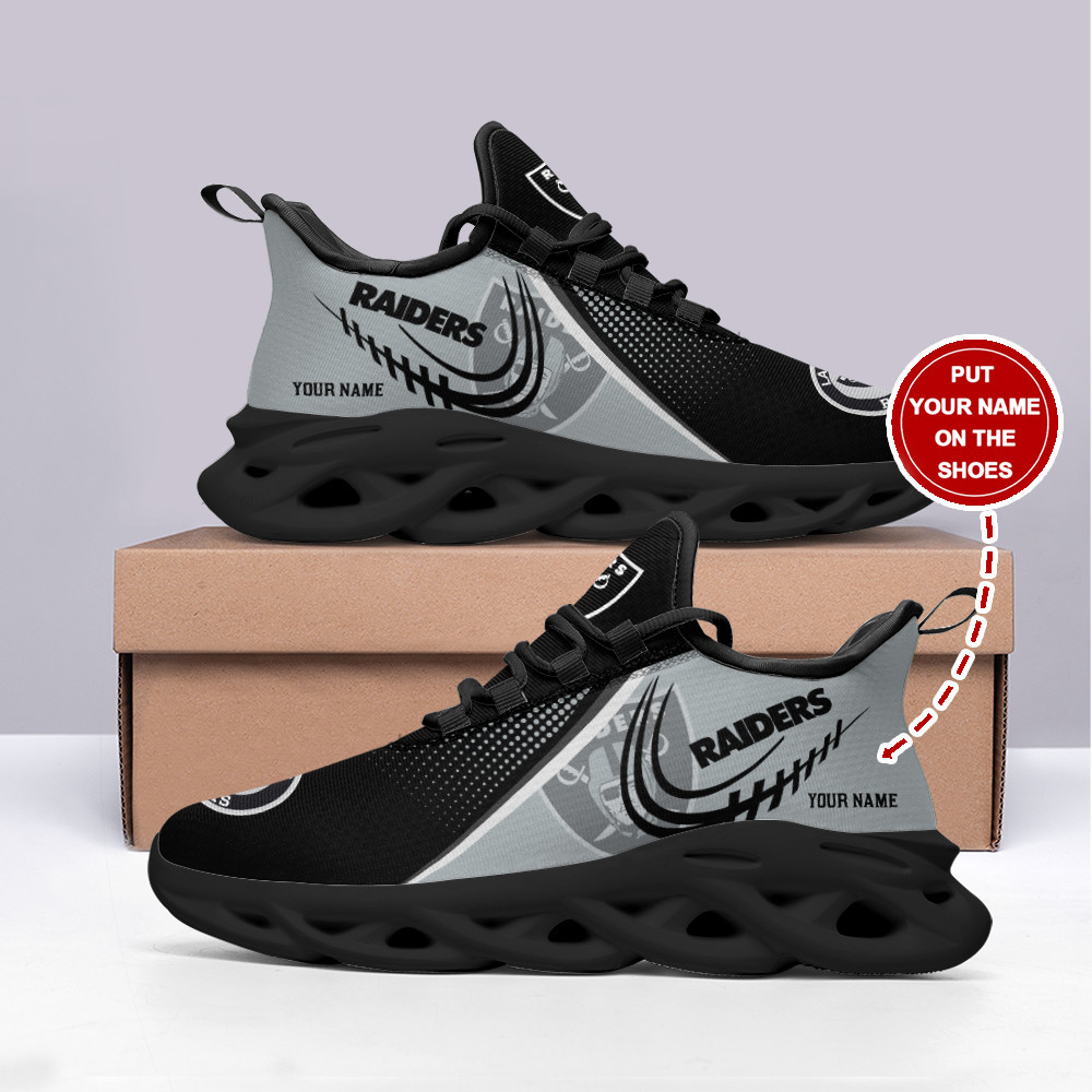 Ideafootwear Las Vegas Raiders Max Soul Shoes Sneakers For Men And Women 84