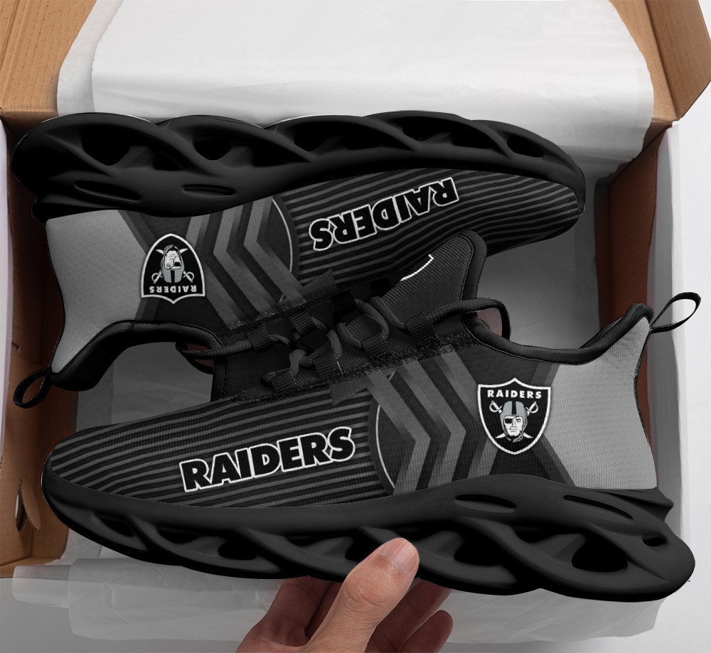Ideafootwear Las Vegas Raiders Max Soul Shoes Sneakers For Men And Women 127