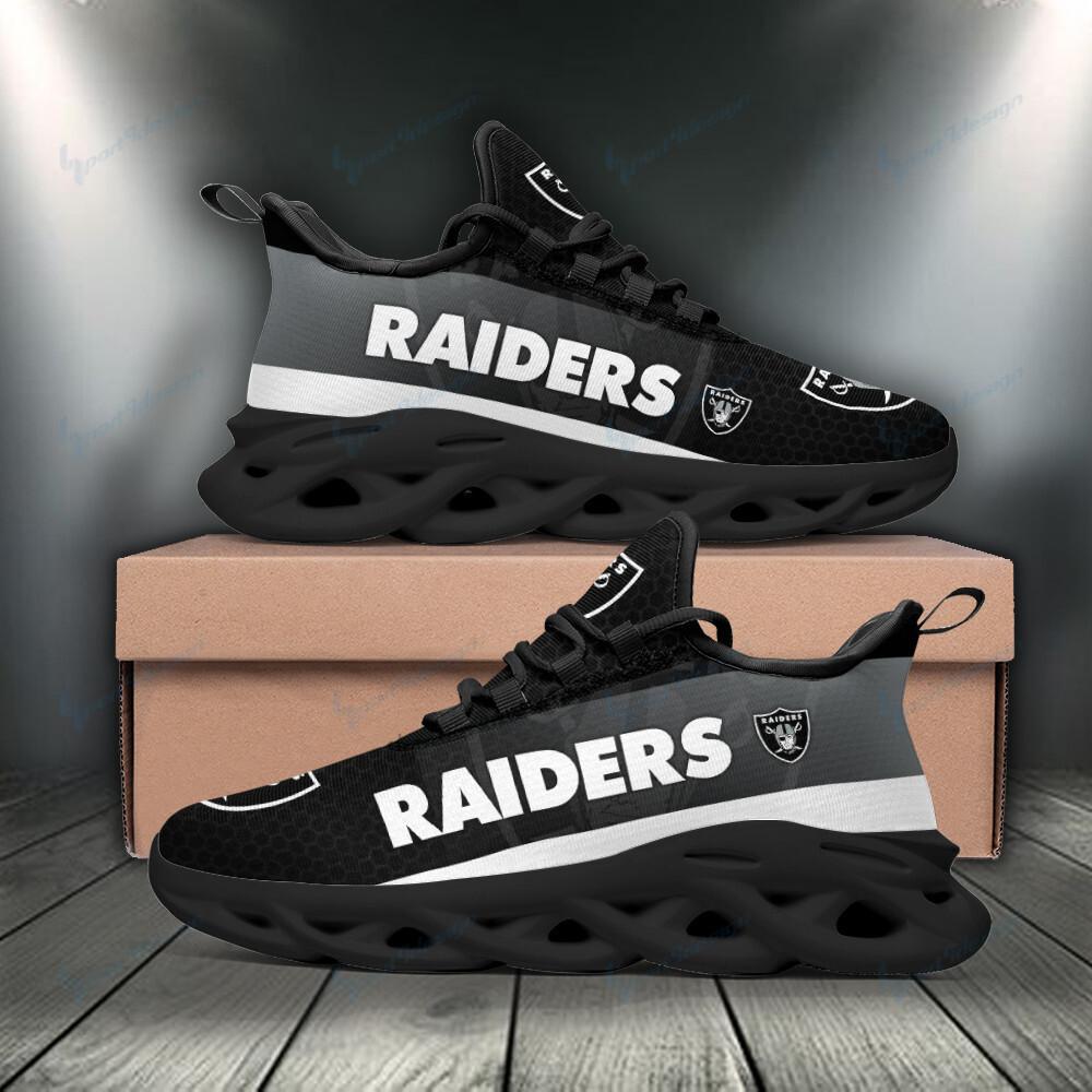 Ideafootwear Las Vegas Raiders Max Soul Shoes Sneakers For Men And Women 33