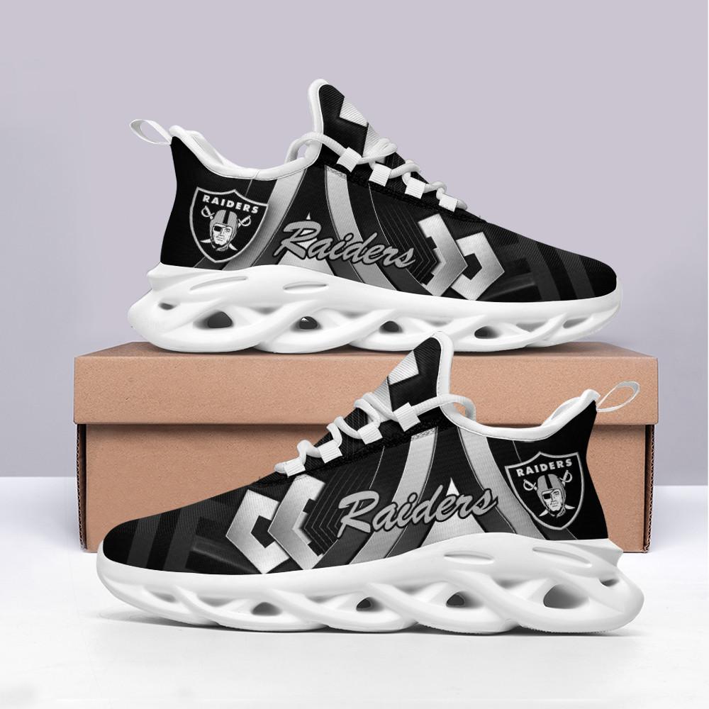 Ideafootwear Las Vegas Raiders Max Soul Shoes Sneakers For Men And Women 45