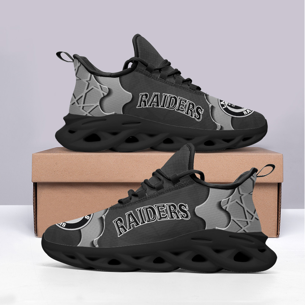 Ideafootwear Las Vegas Raiders Max Soul Shoes Sneakers For Men And Women 118