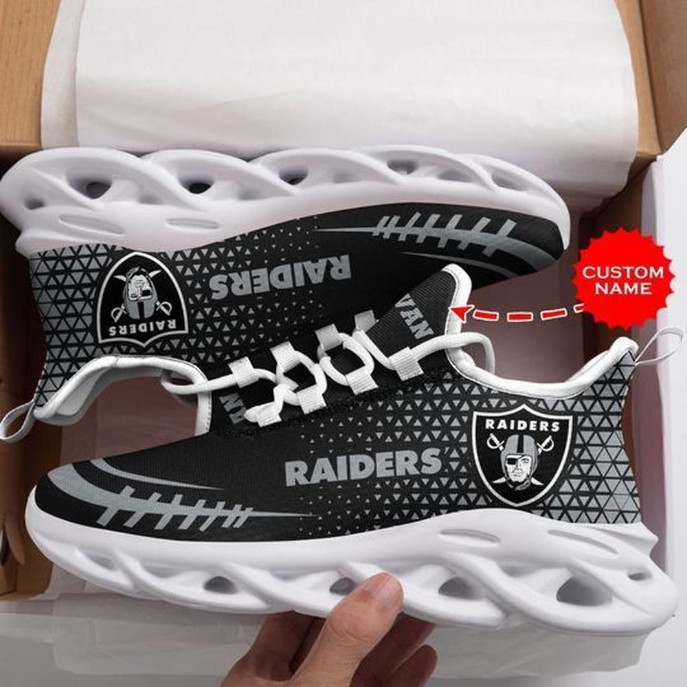 Ideafootwear Las Vegas Raiders Max Soul Shoes Sneakers For Men And Women 88