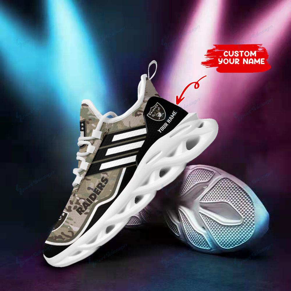 Ideafootwear Las Vegas Raiders Max Soul Shoes Sneakers For Men And Women 79