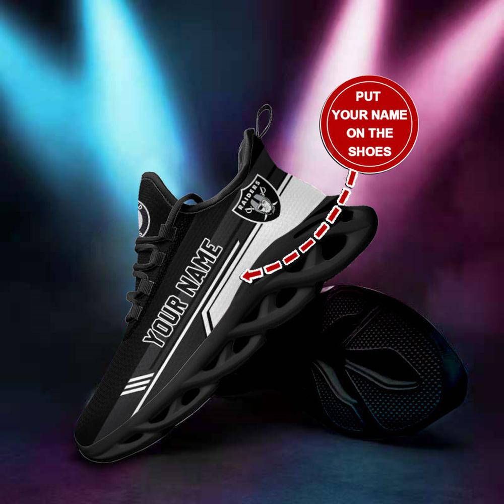 Ideafootwear Las Vegas Raiders Max Soul Shoes Sneakers For Men And Women 75