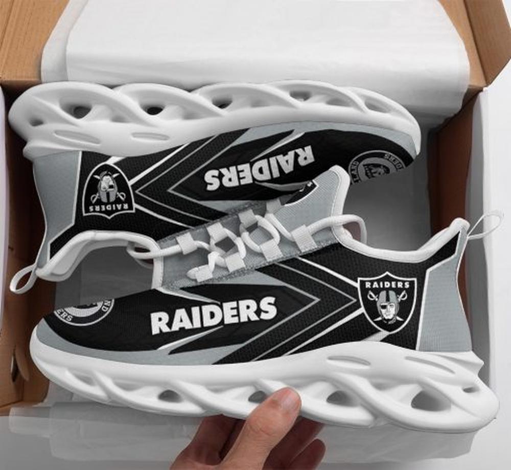 Ideafootwear Las Vegas Raiders Max Soul Shoes Sneakers For Men And Women 9