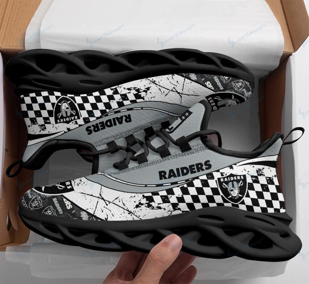 Ideafootwear Las Vegas Raiders Max Soul Shoes Sneakers For Men And Women 30