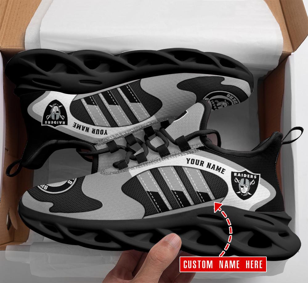 Ideafootwear Las Vegas Raiders Max Soul Shoes Sneakers For Men And Women 81
