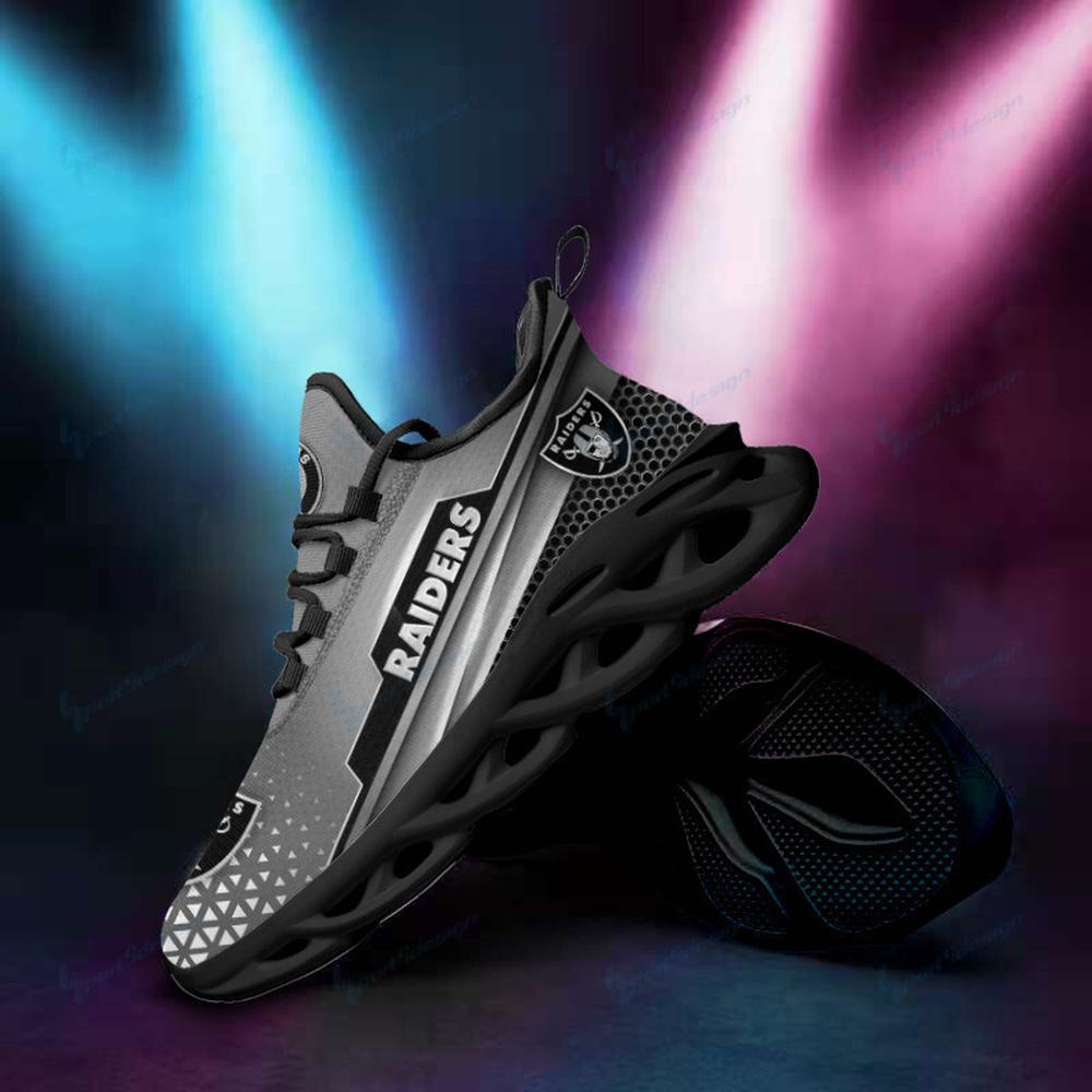 Ideafootwear Las Vegas Raiders Max Soul Shoes Sneakers For Men And Women 35