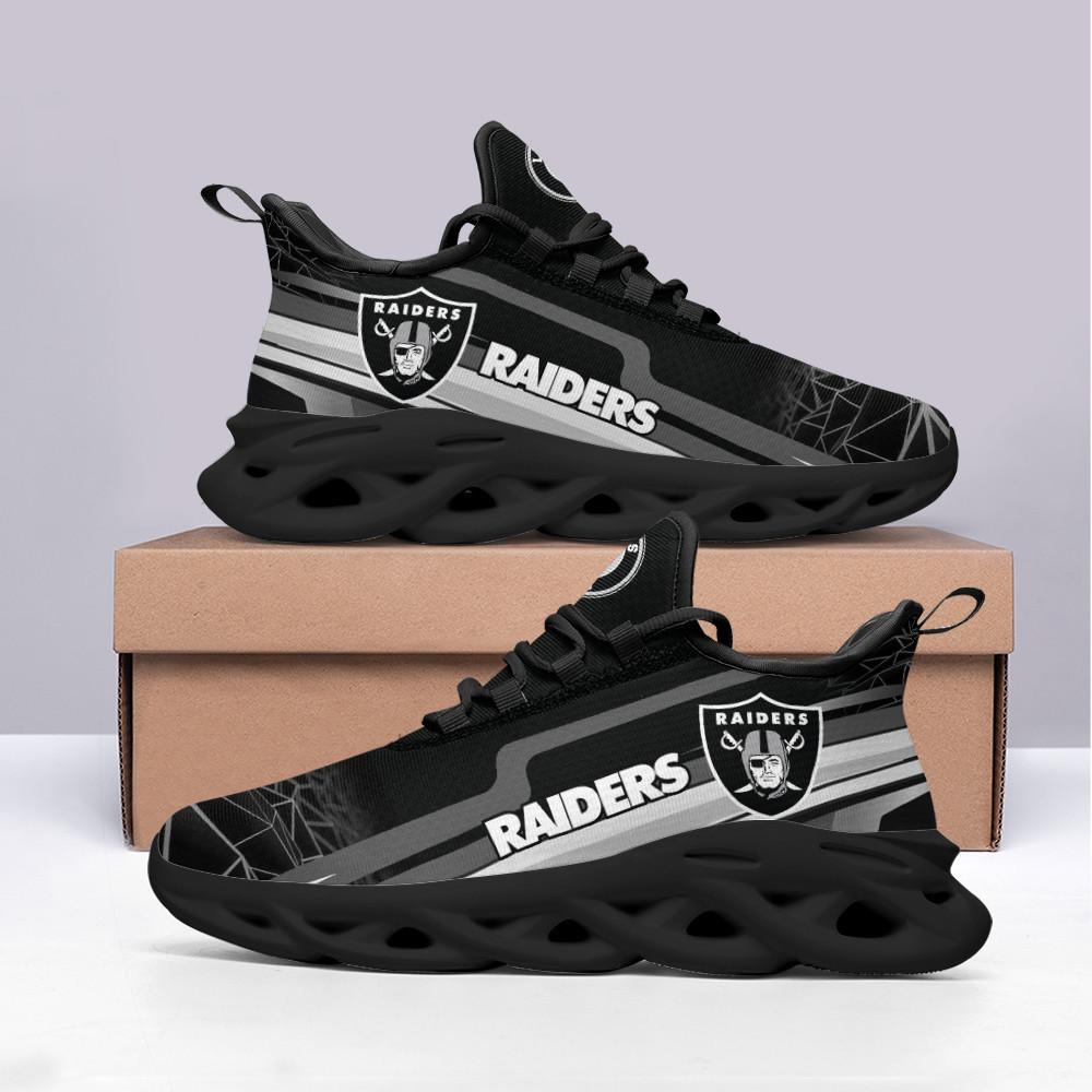 Ideafootwear Las Vegas Raiders Max Soul Shoes Sneakers For Men And Women 37