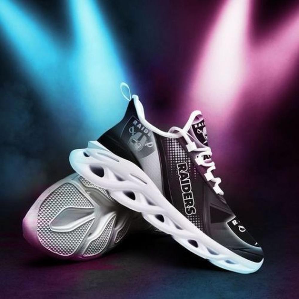 Ideafootwear Las Vegas Raiders Max Soul Shoes Sneakers For Men And Women 104
