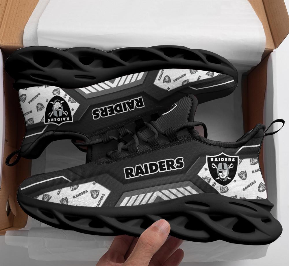 Ideafootwear Las Vegas Raiders Max Soul Shoes Sneakers For Men And Women 29