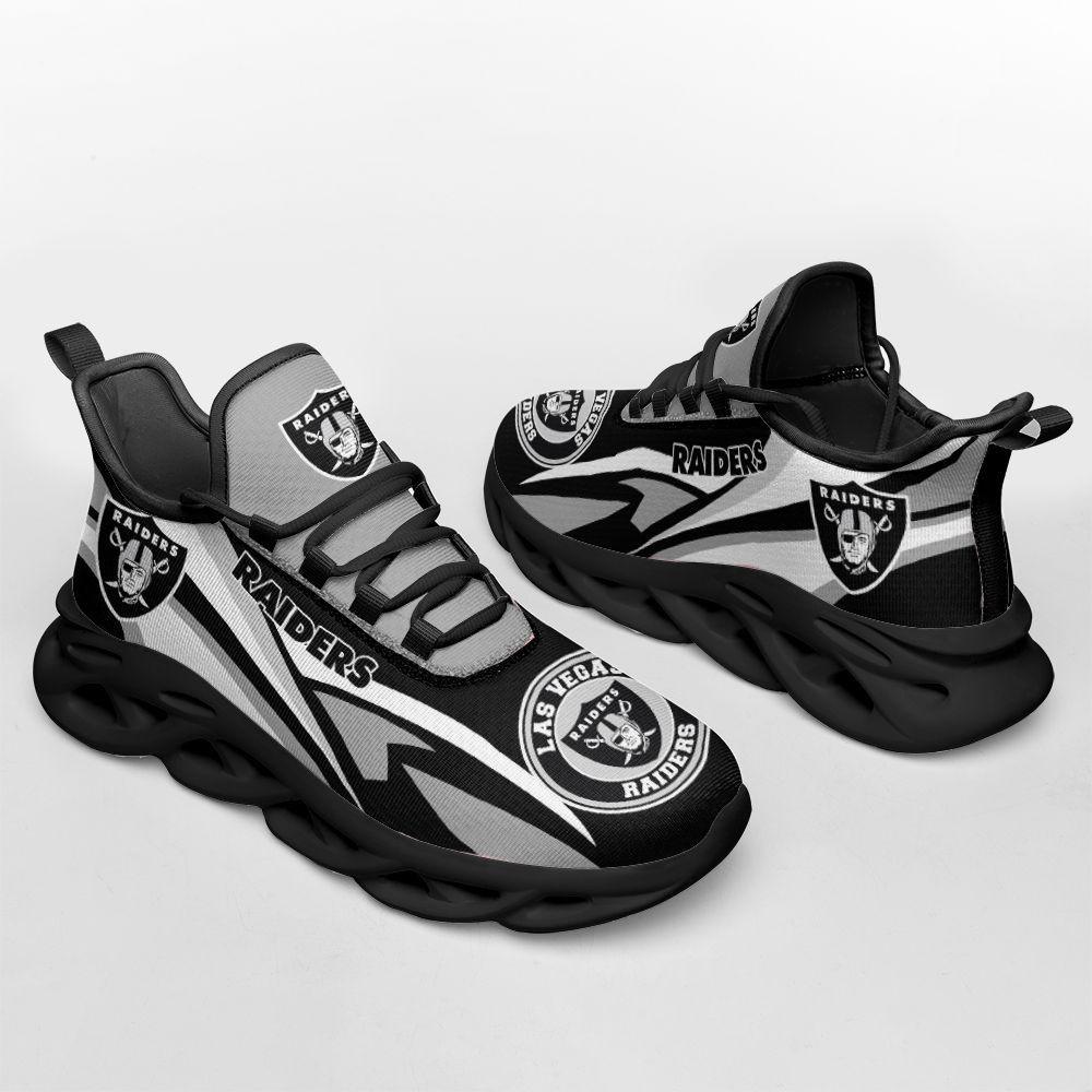 Ideafootwear Las Vegas Raiders Max Soul Shoes Sneakers For Men And Women 3