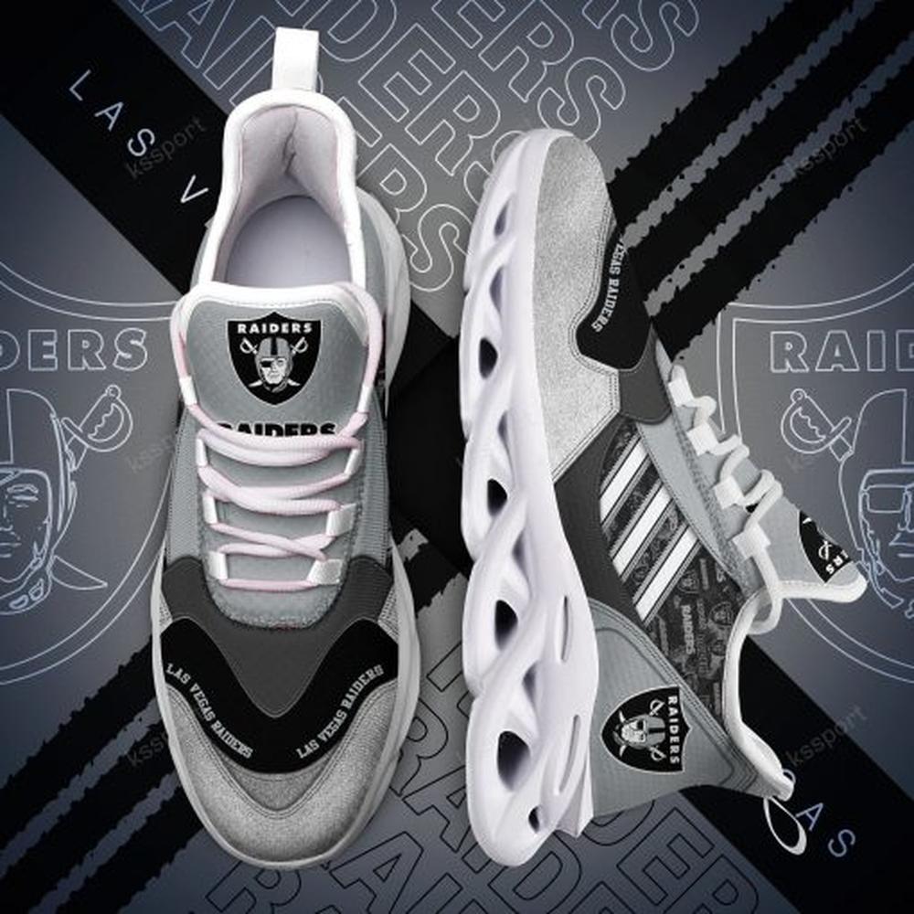 Ideafootwear Las Vegas Raiders Max Soul Shoes Sneakers For Men And Women 50