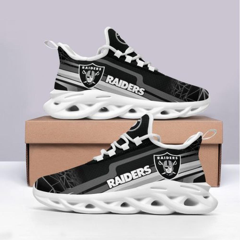 Ideafootwear Las Vegas Raiders Max Soul Shoes Sneakers For Men And Women 37