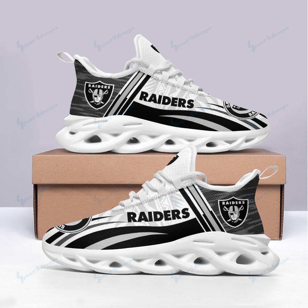 Ideafootwear Las Vegas Raiders Max Soul Shoes Sneakers For Men And Women 25