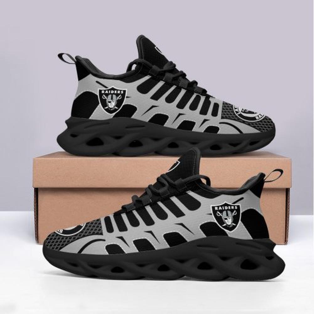 Ideafootwear Las Vegas Raiders Max Soul Shoes Sneakers For Men And Women 22