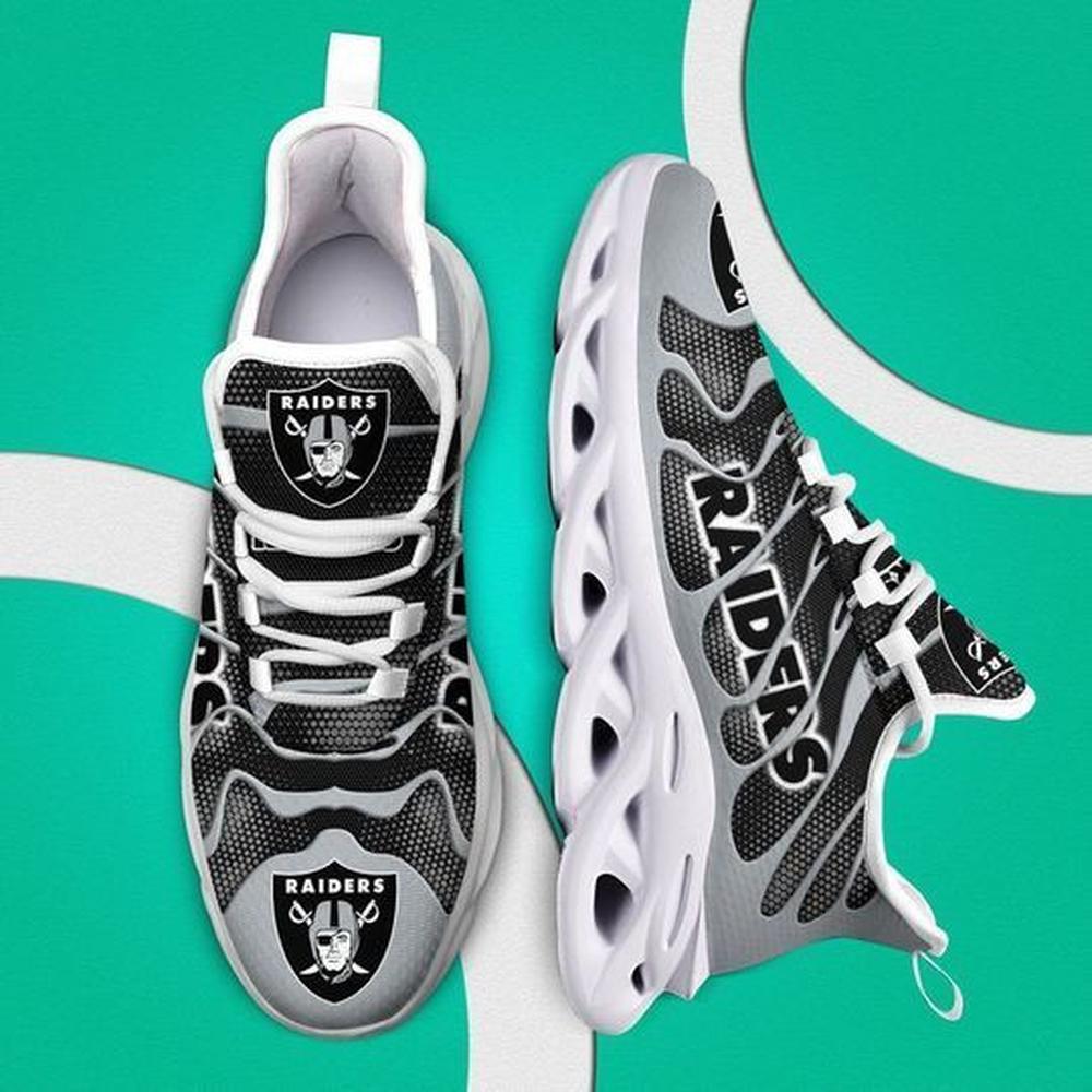 Ideafootwear Las Vegas Raiders Max Soul Shoes Sneakers For Men And Women 113