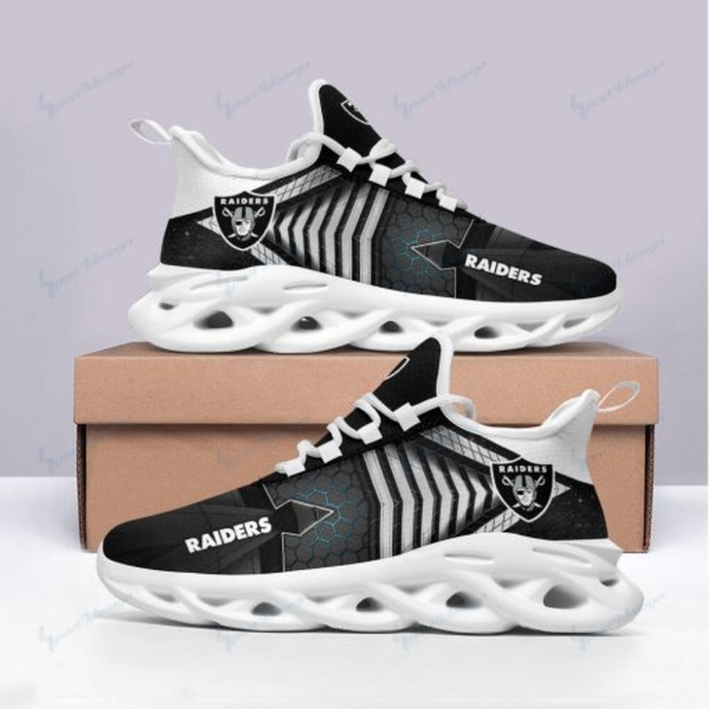 Ideafootwear Las Vegas Raiders Max Soul Shoes Sneakers For Men And Women 24