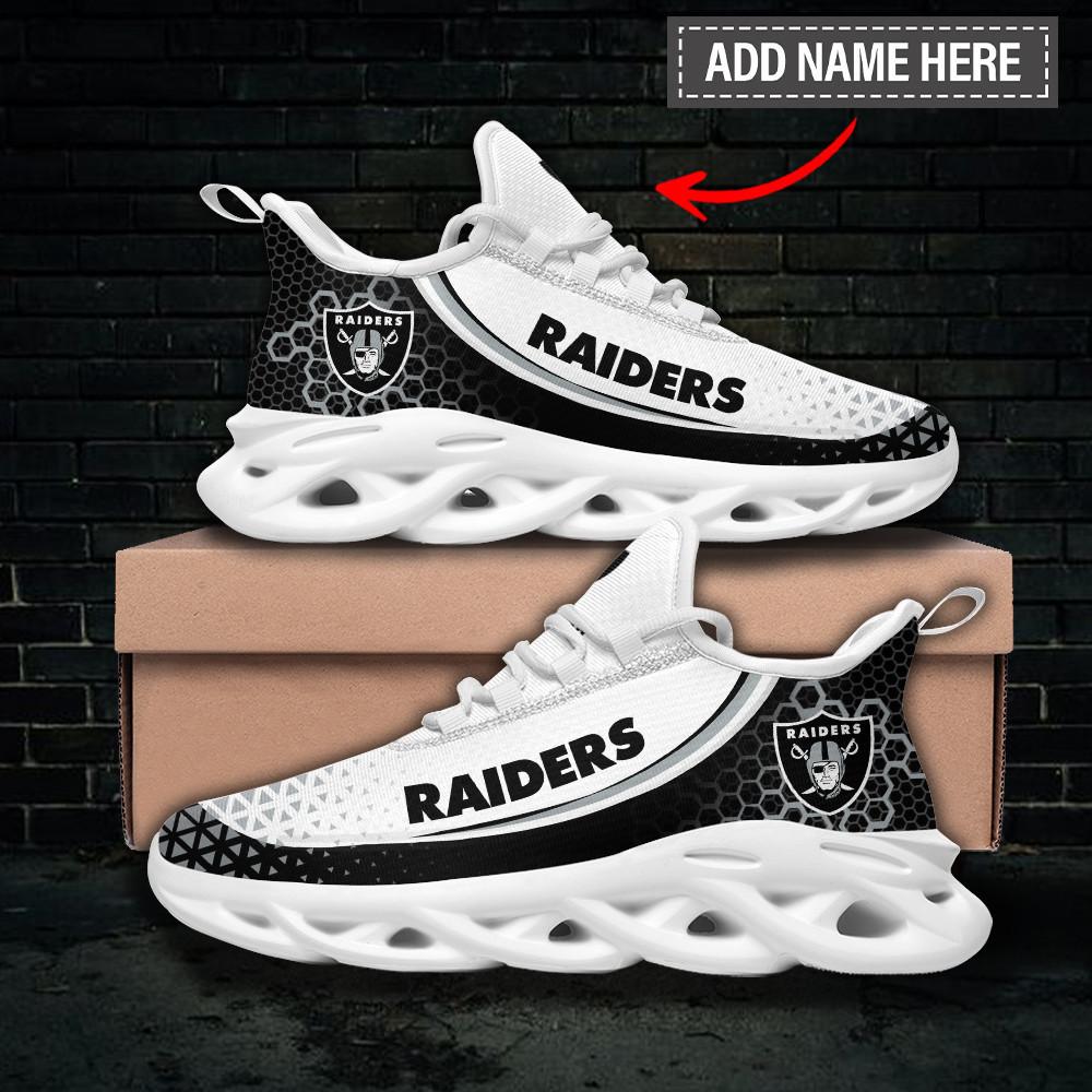 Ideafootwear Las Vegas Raiders Max Soul Shoes Sneakers For Men And Women 78