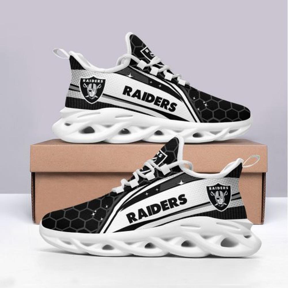 Ideafootwear Las Vegas Raiders Max Soul Shoes Sneakers For Men And Women 119