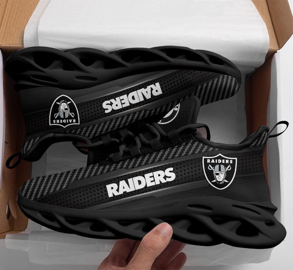 Ideafootwear Las Vegas Raiders Max Soul Shoes Sneakers For Men And Women 6